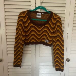 Ragged Cropped Sweater